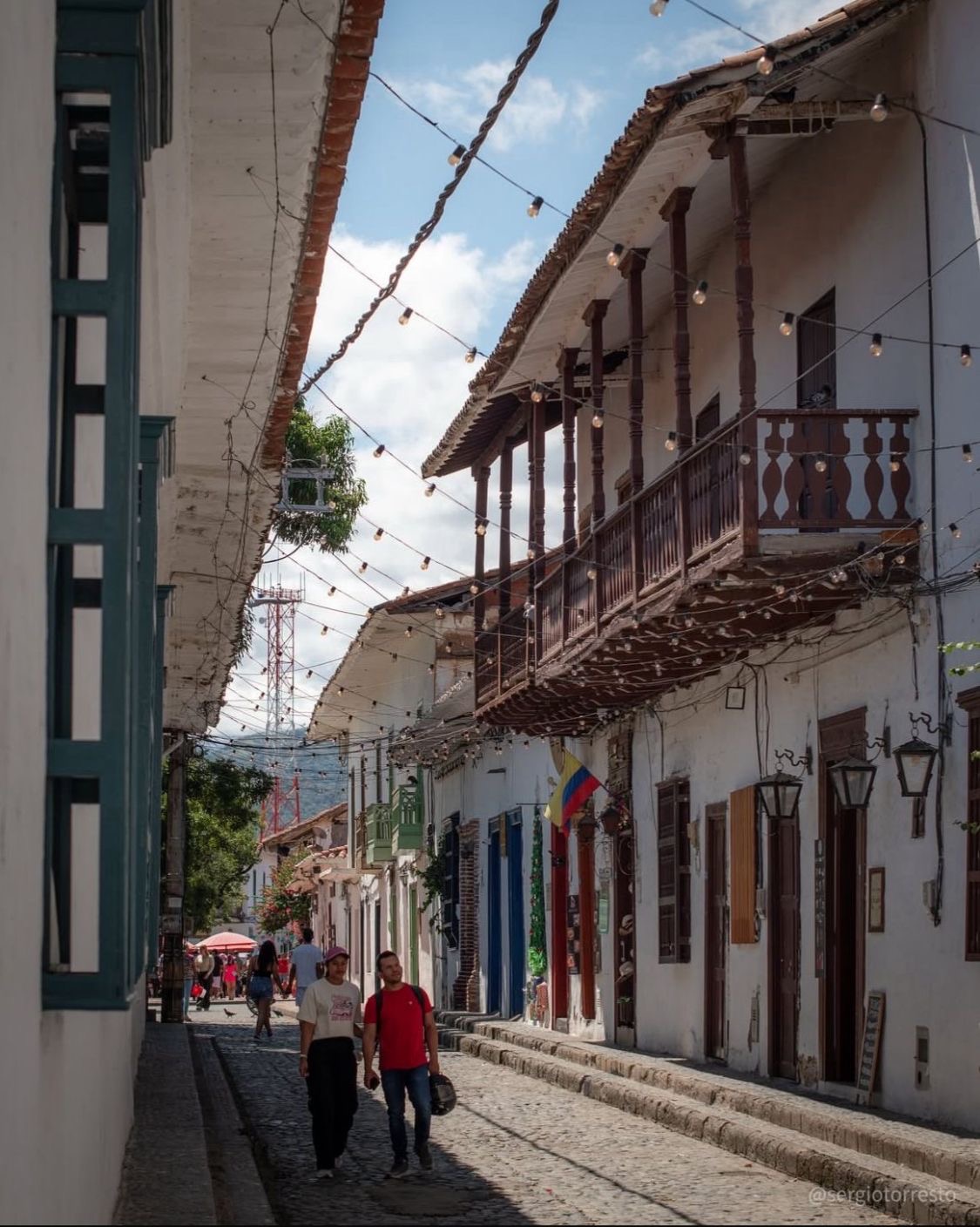 Calle colonial de Santa Fe de Antioquia
